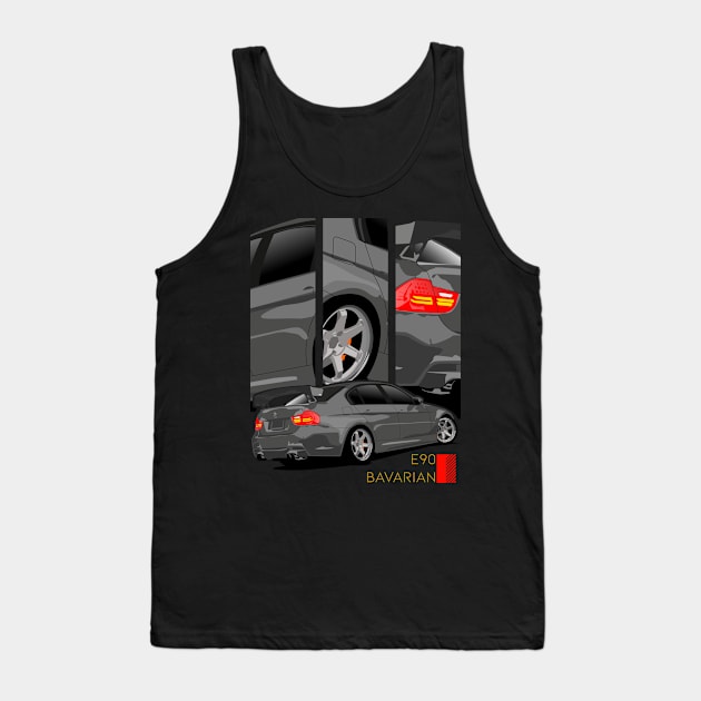 E90 Tank Top by BlueRoller